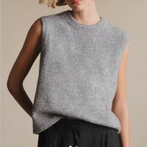Sezane Samuel Jumper in Mottled Gray